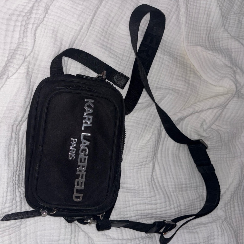 Karl Lagerfeld Black Crossbody Bag